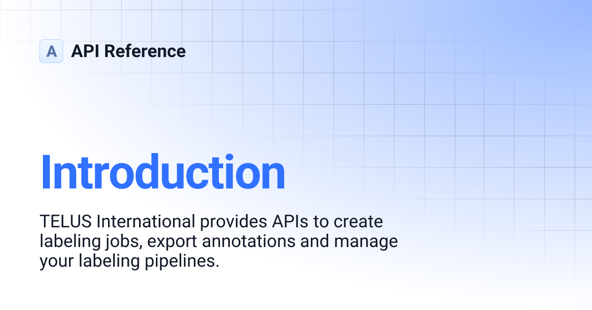 Introduction | API Reference